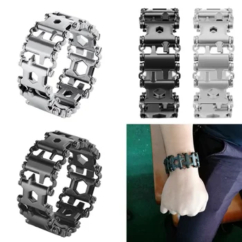 Hot Sale 29 In 1 Multi-function Wearable Tread Bracelet Strap Multi-function Screwdriver Outdoor Emergency Kit Multi Tool
Hot Sale 29 In 1 Multi-function Wearable Tread Bracelet Strap Multi-function Screwdriver Outdoor Emergency Kit Multi Tool