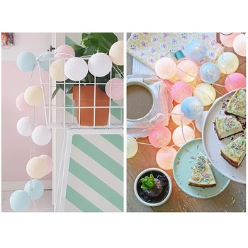 3m 20head Led Cotton Ball Light String Holiday Decoration Small String Lights Home Garden Fairy Lamp Wedding Party Decor
3m 20head Led Cotton Ball Light String Holiday Decoration Small String Lights Home Garden Fairy Lamp Wedding Party Decor