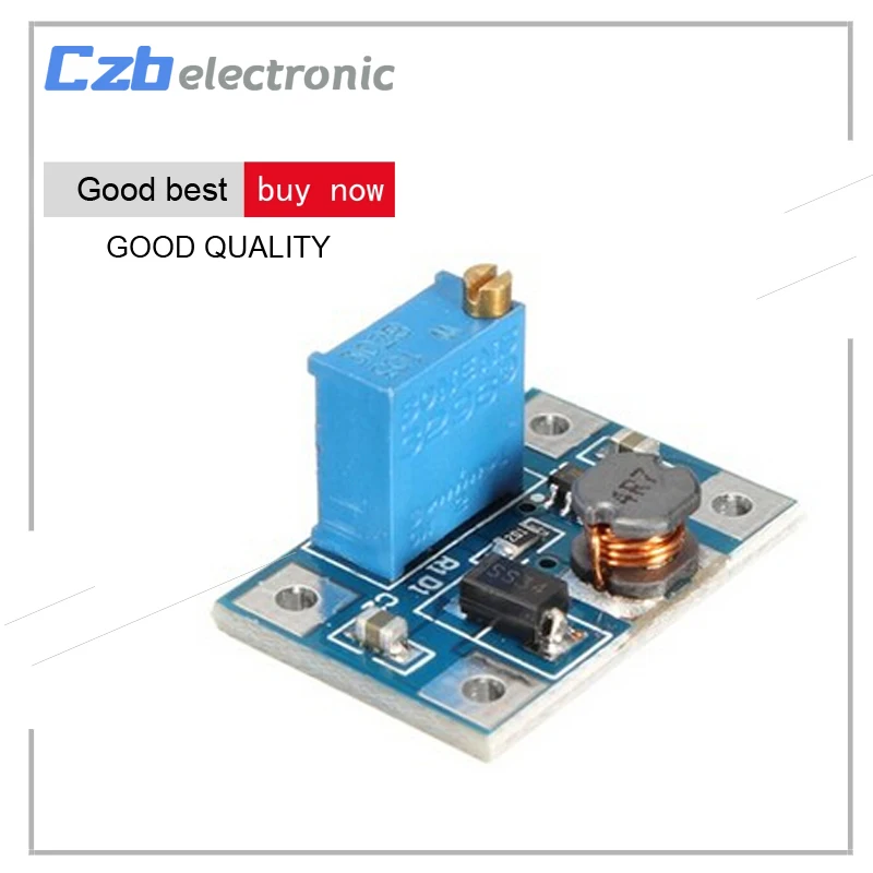 DC-DC 2-24V to 2-28V Step Up Adjustable Power Module Step Up Boost Converter 2A SX1308
DC-DC 2-24V to 2-28V Step Up Adjustable Power Module Step Up Boost Converter 2A SX1308