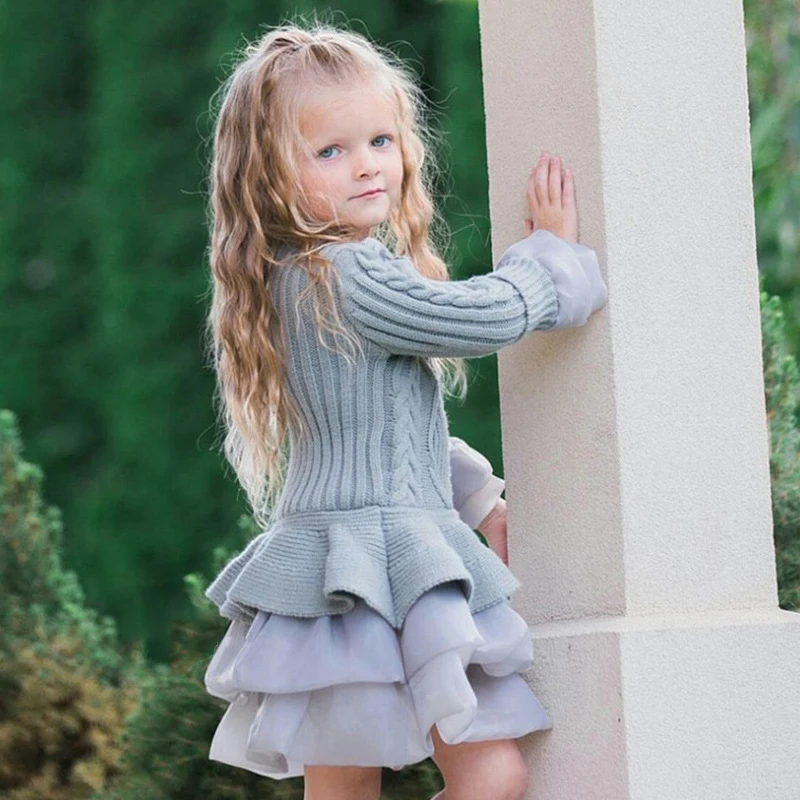 2019 Autumn Winter Thick Warm Girls Dress Wedding Party Dress Cute Tutu Knitted Chiffon Clothes Kids Dresses For Girls Clothing
2019 Autumn Winter Thick Warm Girls Dress Wedding Party Dress Cute Tutu Knitted Chiffon Clothes Kids Dresses For Girls Clothing