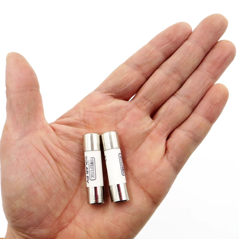 2pcs/lot 5A 10A 15A 20A 30A 1000V 10*38mm PV Solar Fuse Metal Alloys for Solar Power Kits System Protection
2pcs/lot 5A 10A 15A 20A 30A 1000V 10*38mm PV Solar Fuse Metal Alloys for Solar Power Kits System Protection