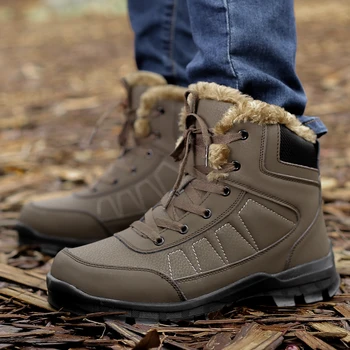 Mens Ankle Boots' Casual Military Snow Boots Men Waterproof Black Winter Boots Men Shoes Warm Fur Snow Boots' Mens Large Size 47
Mens Ankle Boots' Casual Military Snow Boots Men Waterproof Black Winter Boots Men Shoes Warm Fur Snow Boots' Mens Large Size 47