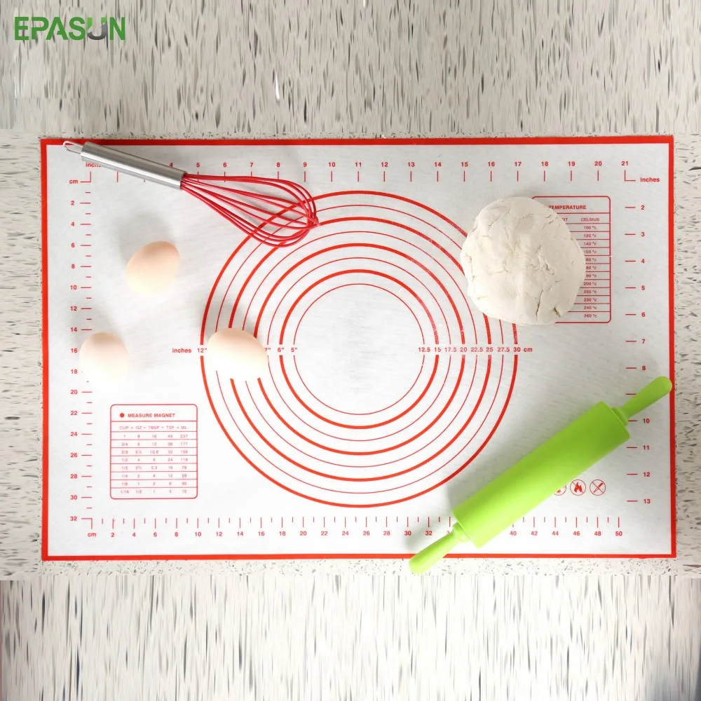 EPASUN 40*60cm Rolling Dough Mat Oven Silicone Mat Pastry Tools Baking Liner Non-stick Pad Kneading Dough Baking Dumpling Mat
EPASUN 40*60cm Rolling Dough Mat Oven Silicone Mat Pastry Tools Baking Liner Non-stick Pad Kneading Dough Baking Dumpling Mat