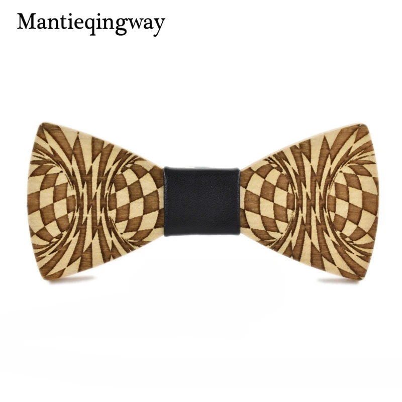 Brand Mens Wood Bowtie for Wedding Party Classic Handmade Wooden Bow Tie Bowknots Collar Gravatas Cravat | Аксессуары для одежды