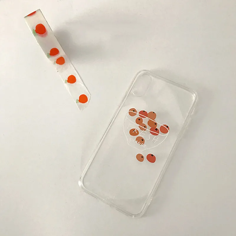 Korea fruit orange transparent art phone case for coque iPhone 7 7 plus 8 6 plus XS max case silicon For iphone cover X XR shell
Korea fruit orange transparent art phone case for coque iPhone 7 7 plus 8 6 plus XS max case silicon For iphone cover X XR shell
