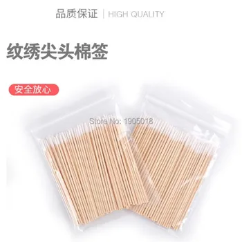 sale 10 bag Semi-permanent Sharp mouth Small cotton swab Cotton Buds Swabs Wooden Handle Tattoo Makeup Cotton Swabs Sticks tools
sale 10 bag Semi-permanent Sharp mouth Small cotton swab Cotton Buds Swabs Wooden Handle Tattoo Makeup Cotton Swabs Sticks tools