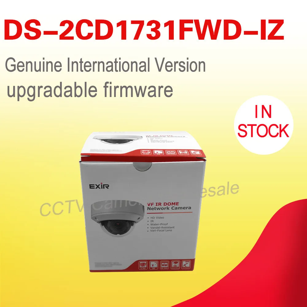 Free shipping English version DS-2CD1731FWD-IZ replace DS-2CD2735F-IZS 3MP network dome ip security camera motorized VF lens
Free shipping English version DS-2CD1731FWD-IZ replace DS-2CD2735F-IZS 3MP network dome ip security camera motorized VF lens