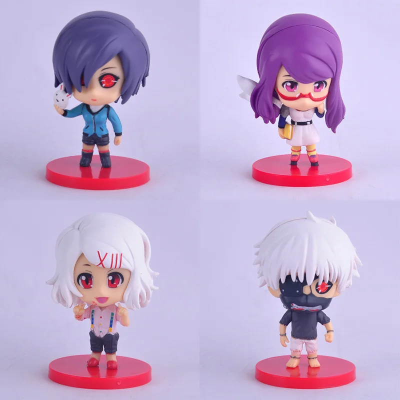 Anime Tokyo Ghoul Ken Kaneki Kirishima Touka JUZO SUZUYA / REI Rize Kamishi PVC Action Figures Collectible Model Toys Doll 10CM
Anime Tokyo Ghoul Ken Kaneki Kirishima Touka JUZO SUZUYA / REI Rize Kamishi PVC Action Figures Collectible Model Toys Doll 10CM