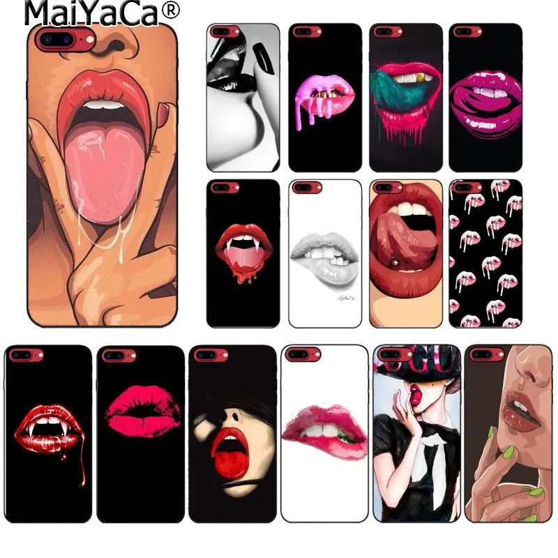 MaiYaCa sexy lady Red lips hot girl Phone Case For iphone 11 Pro 11Pro Max X XS MAX 6 6s 7 7plus 8 8Plus 5 5S SE XR
MaiYaCa sexy lady Red lips hot girl Phone Case For iphone 11 Pro 11Pro Max X XS MAX 6 6s 7 7plus 8 8Plus 5 5S SE XR