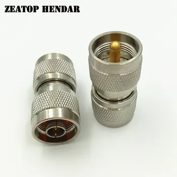 40Pcs Brass UHF PL259 Male Jack to N Type L16 Male Plug N-UHF M/M Straight RF Coaxial Connector Adapter
40Pcs Brass UHF PL259 Male Jack to N Type L16 Male Plug N-UHF M/M Straight RF Coaxial Connector Adapter