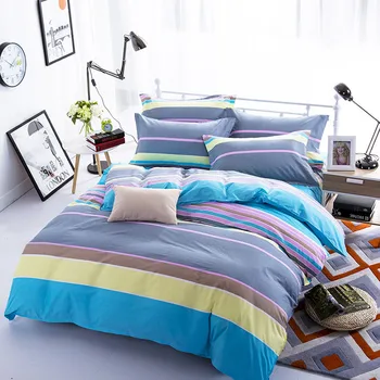 Colorful Striped Duvet Cover Sets For Single Double Bed Kids Adults 6 Sizes 100% Cotton Bedding Sets XF641-23
Colorful Striped Duvet Cover Sets For Single Double Bed Kids Adults 6 Sizes 100% Cotton Bedding Sets XF641-23