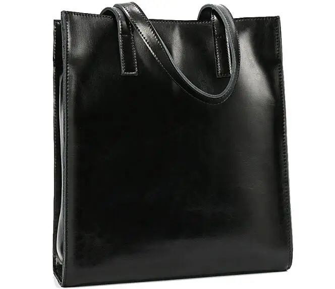 High Quality 100% Genuine Leather Bag Ladies OL Style Women Casual Handbag Tote Shoulder Bags Briefcases |