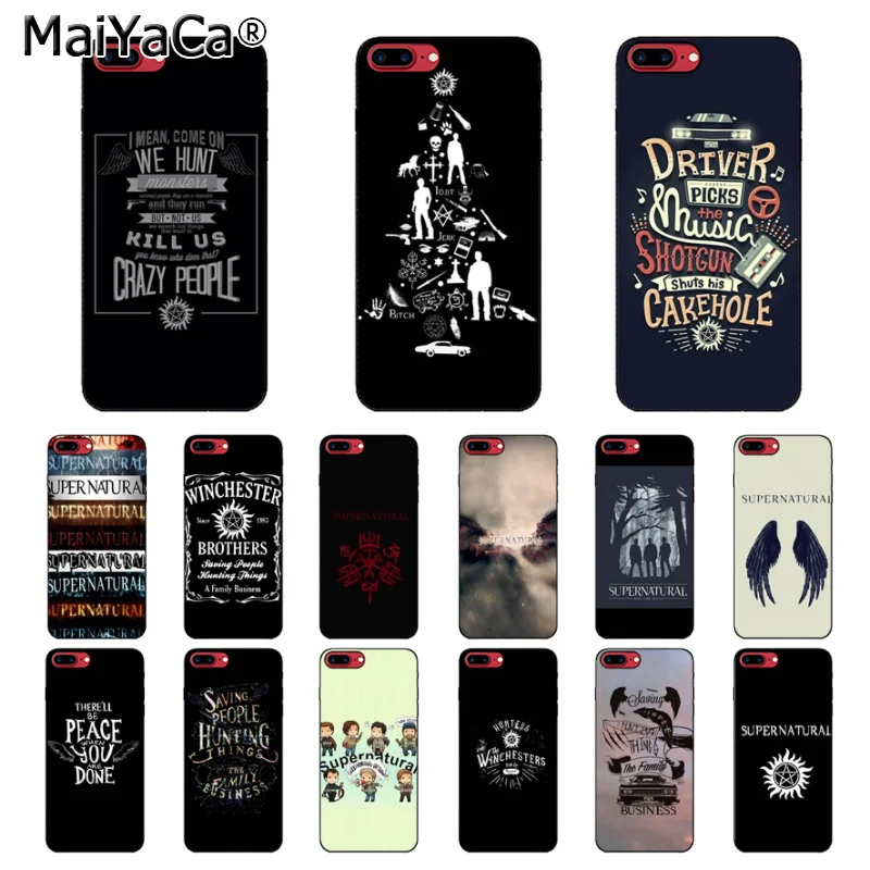 MaiYaCa Supernatural style Lovely Novelty Fundas Phone Case Cover for iPhone 5 5S SE 6 6S Plus 7 8 XR X XS MAX Coque Shell
MaiYaCa Supernatural style Lovely Novelty Fundas Phone Case Cover for iPhone 5 5S SE 6 6S Plus 7 8 XR X XS MAX Coque Shell