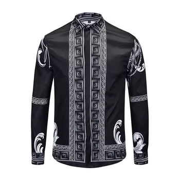 Mens Hawaiian Shirt Luxury Shirts Chemise Homme Men Women Retro Floral Shirt Man Long Sleeve Print Dress Slim Fit Party Shirts
Mens Hawaiian Shirt Luxury Shirts Chemise Homme Men Women Retro Floral Shirt Man Long Sleeve Print Dress Slim Fit Party Shirts