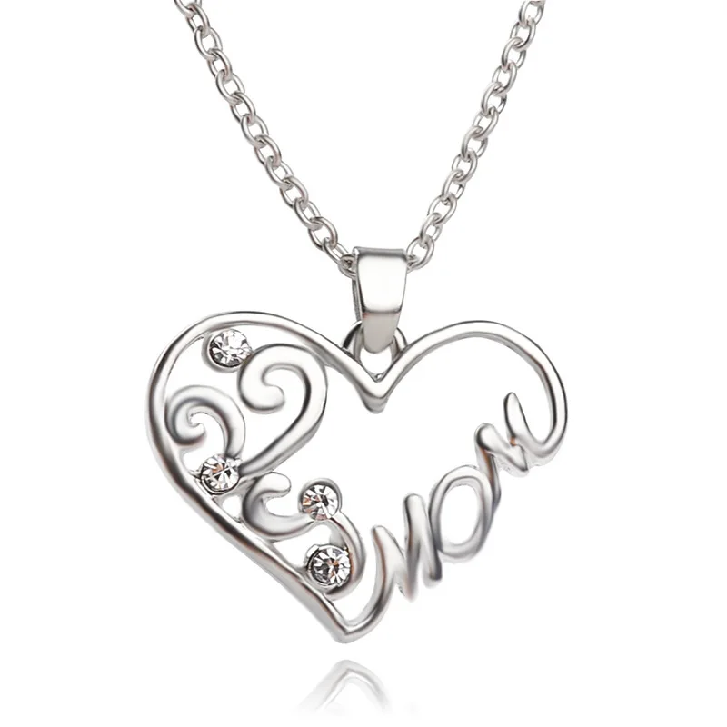 Fashion New Retro Simple Heart - Shaped Crystal Pendant Necklace Mother Peach Heart Angel Necklace Jewelry Wholesale
Fashion New Retro Simple Heart - Shaped Crystal Pendant Necklace Mother Peach Heart Angel Necklace Jewelry Wholesale