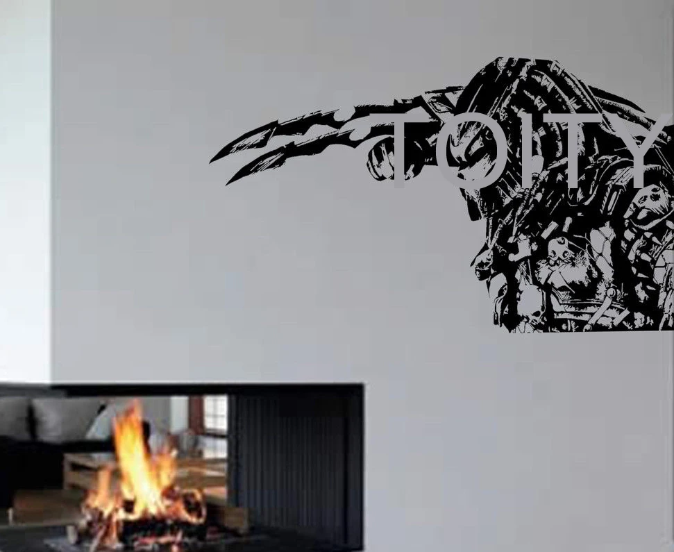 Predator Wall Sticker Film Poster Science Fiction Vinyl Sticker Home Interior Living Room Decor Removable Black Mural
Predator Wall Sticker Film Poster Science Fiction Vinyl Sticker Home Interior Living Room Decor Removable Black Mural