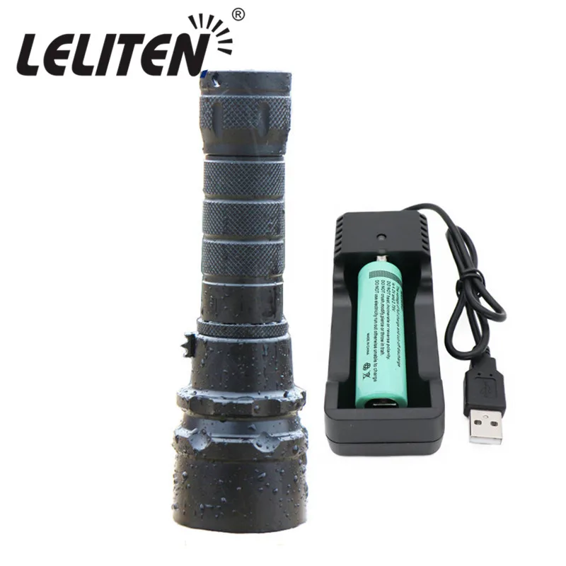 9000LM XM-L2 Fishing lantern Diving LED Lighting Waterproof Dive flashlight Torch Bike light Use 18650 Battery
9000LM XM-L2 Fishing lantern Diving LED Lighting Waterproof Dive flashlight Torch Bike light Use 18650 Battery