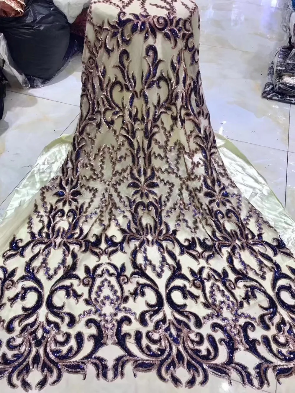 New Arrival french Net african cream rose gold glitter sequence sequins lace fabric for Wedding dress, evening dress 5 yards
New Arrival french Net african cream rose gold glitter sequence sequins lace fabric for Wedding dress, evening dress 5 yards