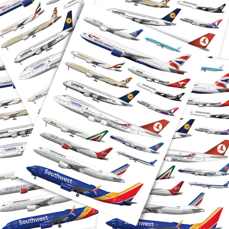 16 Pcs Airplane fashion doodle sticker motorcycle and suitcase cool notebook sticker skateboard sticker Children Sticker
16 Pcs Airplane fashion doodle sticker motorcycle and suitcase cool notebook sticker skateboard sticker Children Sticker