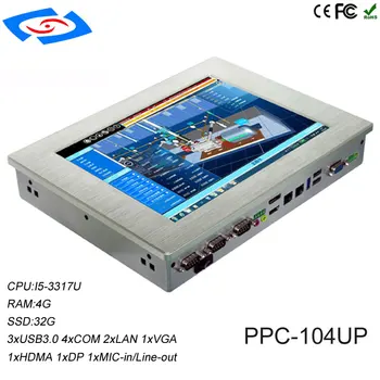 10.4 inch with intel core i5 i7 processor touch all in one pc windows Fanless touch screen industrial panel pc for gaming & ATM
10.4 inch with intel core i5 i7 processor touch all in one pc windows Fanless touch screen industrial panel pc for gaming & ATM