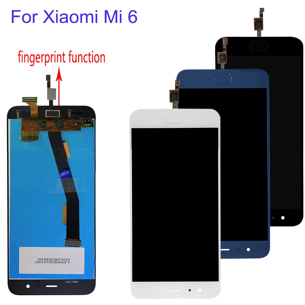 Fingerprint Sensor LCD 5.15" For XIAOMI Mi6 LCD Display Touch Screen Digitizer Assembly For XIAOMI Mi6 Mi 6 LCD Screen Display
Fingerprint Sensor LCD 5.15" For XIAOMI Mi6 LCD Display Touch Screen Digitizer Assembly For XIAOMI Mi6 Mi 6 LCD Screen Display