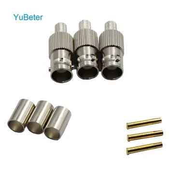 YuBeter 50pcs Female BNC to RG58 Male AV Surveillance Cameras Turn CCTV Monitoring Equipment Accessories BNC Turned
YuBeter 50pcs Female BNC to RG58 Male AV Surveillance Cameras Turn CCTV Monitoring Equipment Accessories BNC Turned