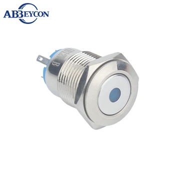 16mm12V Blue Led Light Illuminated Dot Lamp Flat Round Head Momentary Push Button Switch Pin Terminal Sealed Metal Shell Switch
16mm12V Blue Led Light Illuminated Dot Lamp Flat Round Head Momentary Push Button Switch Pin Terminal Sealed Metal Shell Switch