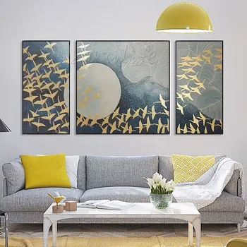 Hand painted canvas oil paintings Wall art Pictures for living room modern abstract decorative 3 
Hand painted canvas oil paintings Wall art Pictures for living room modern abstract decorative 3