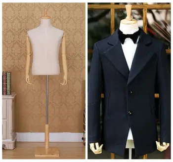 Half Body Fiberglass Male Mannequin Formal Dress Suit Male Display Mannequin With Adjustable Wooden Arms
Half Body Fiberglass Male Mannequin Formal Dress Suit Male Display Mannequin With Adjustable Wooden Arms