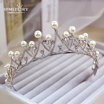 Himstory New Sparkling Crystal Pearl Tiara Crown Bridal Hair Accessories Wedding Quinceanera Pageant Hairwear
Himstory New Sparkling Crystal Pearl Tiara Crown Bridal Hair Accessories Wedding Quinceanera Pageant Hairwear