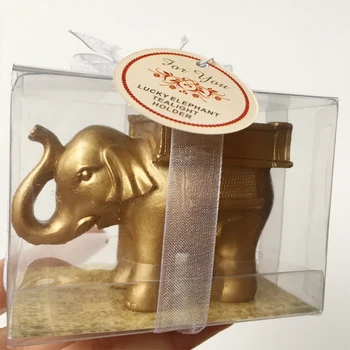 60pcs lot Resign Lucky Golden Indian Elephant Candle Holder Birthday Party Souvenir Wedding favors 50th 60th Anniversary gifts
60pcs lot Resign Lucky Golden Indian Elephant Candle Holder Birthday Party Souvenir Wedding favors 50th 60th Anniversary gifts