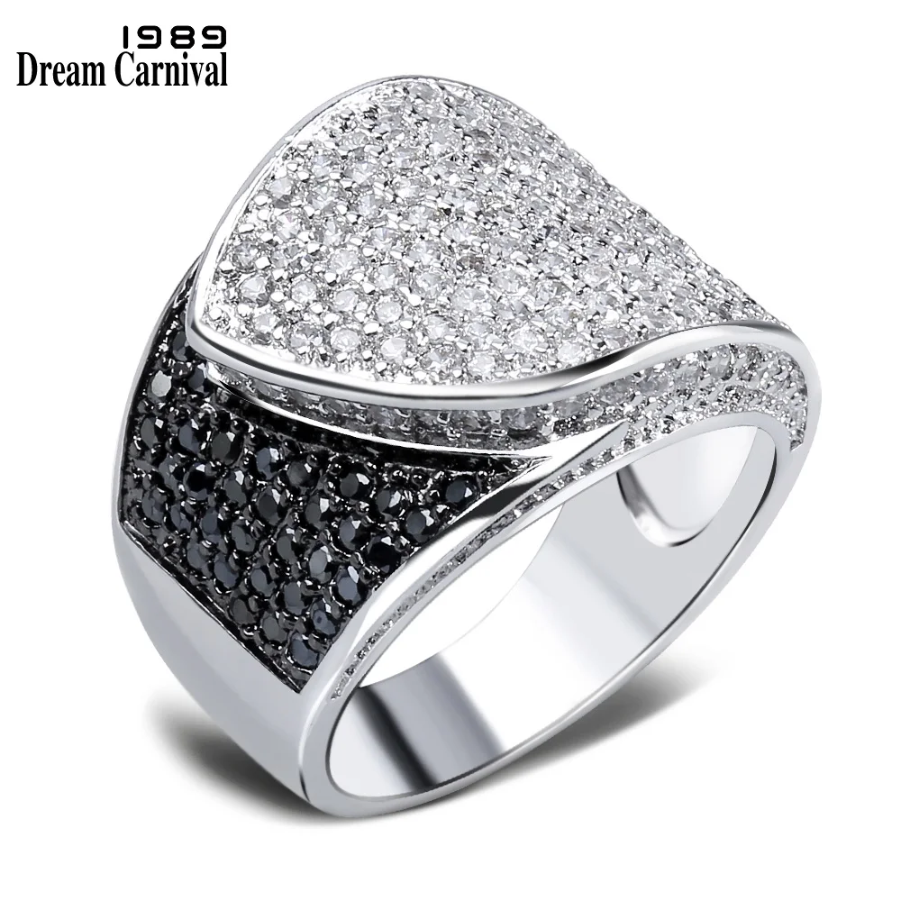 DreamCarnival 1989 Hot Selling Fashion Black White Color CZ Paved Rings for Women Party Jewelry bagues femme Bijoux SJ10573JT1
DreamCarnival 1989 Hot Selling Fashion Black White Color CZ Paved Rings for Women Party Jewelry bagues femme Bijoux SJ10573JT1