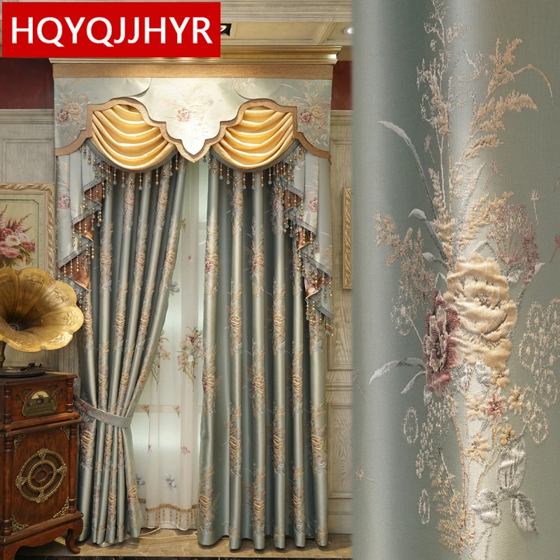High quality royal aristocratic embossed jacquard blackout curtains for bedroom classic elegant curtains for living room hotel
High quality royal aristocratic embossed jacquard blackout curtains for bedroom classic elegant curtains for living room hotel