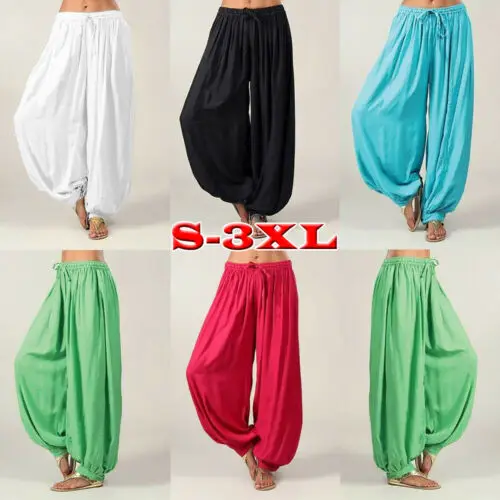 Solid Color Pants Unisex Haremshose Pluderhose Indian Aladin Baggy Pumphose Hippie Sports Gym Hosen
Solid Color Pants Unisex Haremshose Pluderhose Indian Aladin Baggy Pumphose Hippie Sports Gym Hosen
