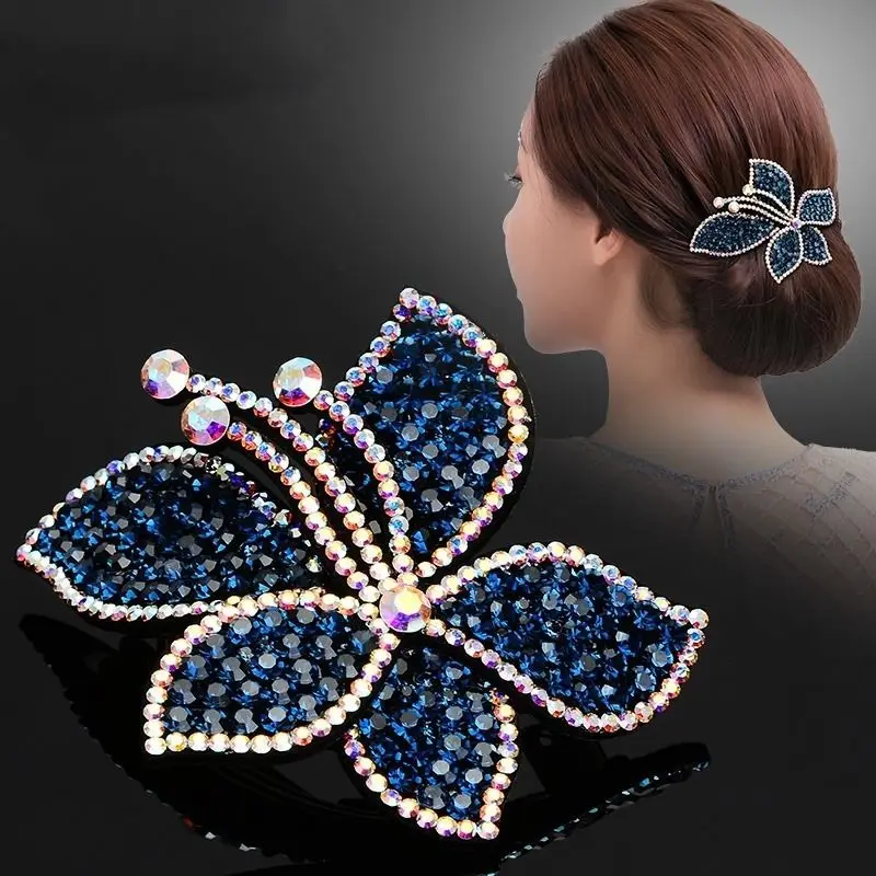 AWAYTR Flower Rhinestone Hairpin Women Plate Spring Hair Accessories Female Top Hairclips Elegant Adult Hairpin Mother Gift
AWAYTR Flower Rhinestone Hairpin Women Plate Spring Hair Accessories Female Top Hairclips Elegant Adult Hairpin Mother Gift