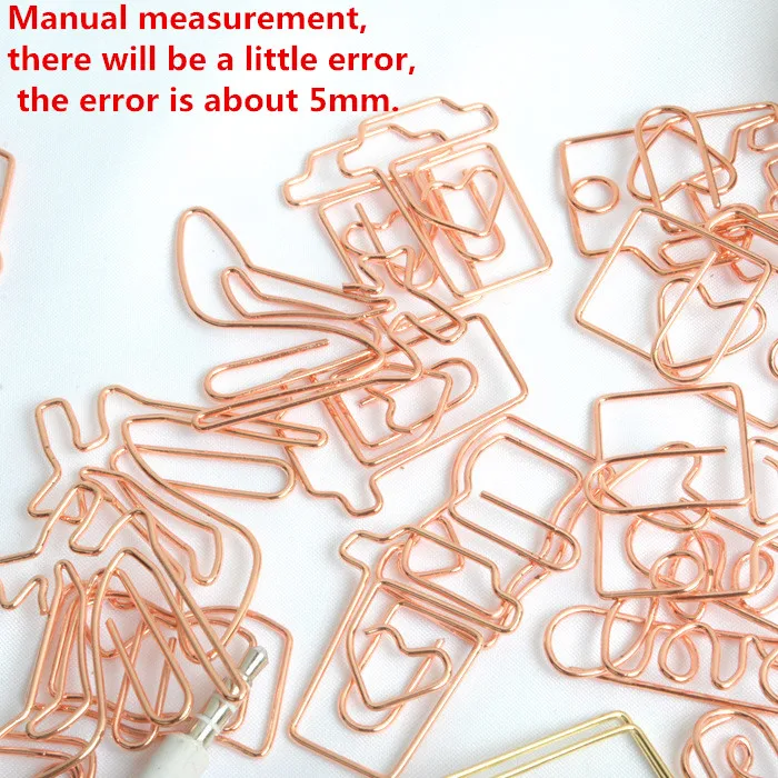 4pcs Various Shape Rose gold metal Clips Kawaii Bookmark Memo Clip cute paper clips School Office Supplies escolar
4pcs Various Shape Rose gold metal Clips Kawaii Bookmark Memo Clip cute paper clips School Office Supplies escolar