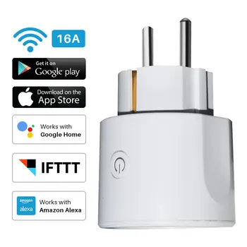 Smart Plug WiFi Switch Socket EU Plug Timing Wireless Outlet APP Control Voice Control Works With Alexa Google Home Mini IFTTT
Smart Plug WiFi Switch Socket EU Plug Timing Wireless Outlet APP Control Voice Control Works With Alexa Google Home Mini IFTTT