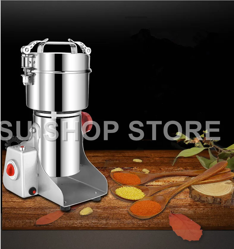 700g Swing Type Electric Grains Herbal Powder Miller Dry Food Grinder Machine high speed Intelligent Spices Cereals Crusher
700g Swing Type Electric Grains Herbal Powder Miller Dry Food Grinder Machine high speed Intelligent Spices Cereals Crusher