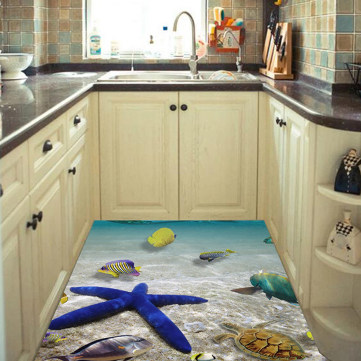 60x90cm 3D Ocean Starfishs Floor Wall Sticker Removable Mural Decal Bathroom Kitchen Bedroom Art Sticker Home Interior Decor
60x90cm 3D Ocean Starfishs Floor Wall Sticker Removable Mural Decal Bathroom Kitchen Bedroom Art Sticker Home Interior Decor