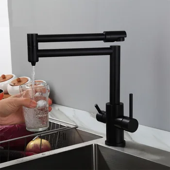Kitchen Filter Faucet Drinking Water Single Hole Black Hot and cold Pure Water Sinks Faucet Deck Mounted Mixer Tap Brass Crane
Kitchen Filter Faucet Drinking Water Single Hole Black Hot and cold Pure Water Sinks Faucet Deck Mounted Mixer Tap Brass Crane