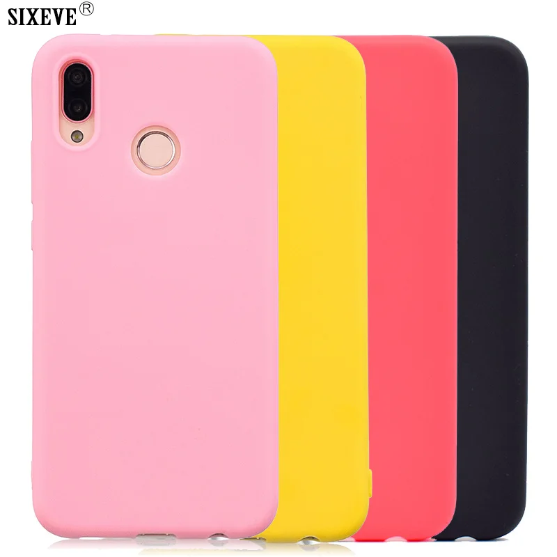 

SIXEVE Soft Silicon Case For Huawei P8 P9 P10 P20 Pro P9Lite GR3 2017 Honor 9 Lite Mate 10 P Smart Y9 2018 Shockproof Back Cover