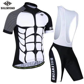 SIILENYOND Pro Short Sleeve Cycling Jersey Bib Sets MTB Bicycle Clothing Cycle SportsWear Ropa Ciclismo Riding Road Bike suits
SIILENYOND Pro Short Sleeve Cycling Jersey Bib Sets MTB Bicycle Clothing Cycle SportsWear Ropa Ciclismo Riding Road Bike suits