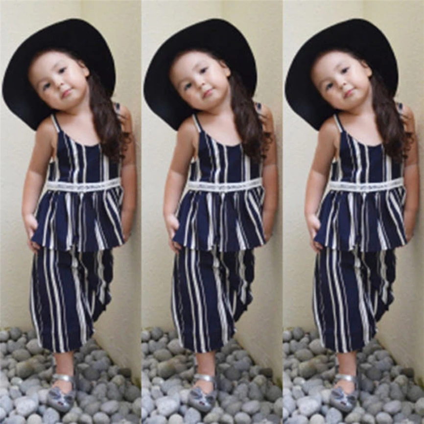 2019 Spring&Summer Latest Toddler Kids Chlid Girls Clothing Set Striped Vest Tops Pants Outfits Clothes #20Z
2019 Spring&Summer Latest Toddler Kids Chlid Girls Clothing Set Striped Vest Tops Pants Outfits Clothes #20Z