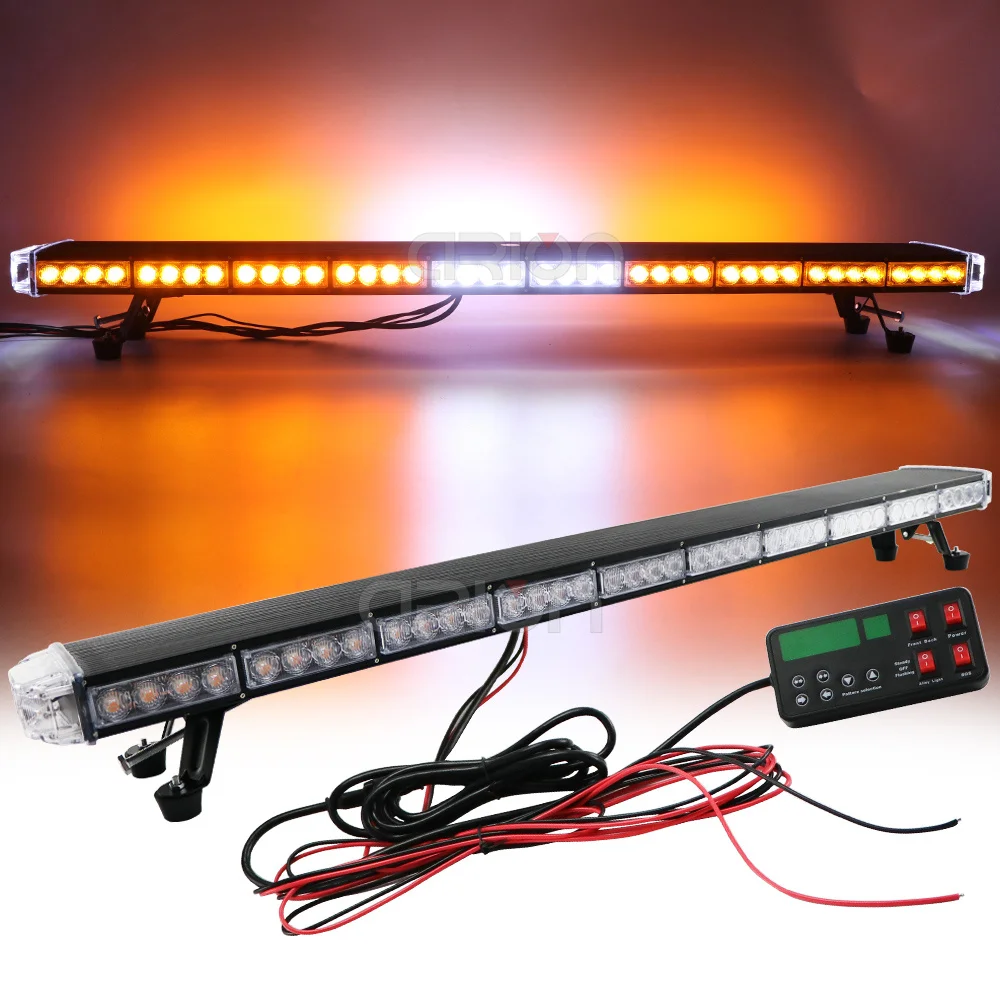 46" 86 LED Work Light Bar Police Emergency Warning Strobe Flashing Signal Light Lightbar Back W/ Brake Turn Lights Amber White
46" 86 LED Work Light Bar Police Emergency Warning Strobe Flashing Signal Light Lightbar Back W/ Brake Turn Lights Amber White