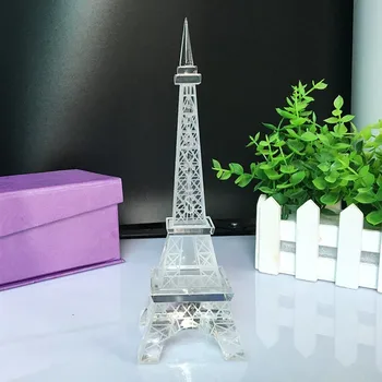 Popular New Home Decor Crystal Glass Eiffel Tower Model Art Crafts Creative Gifts Travel Souvenir
Popular New Home Decor Crystal Glass Eiffel Tower Model Art Crafts Creative Gifts Travel Souvenir