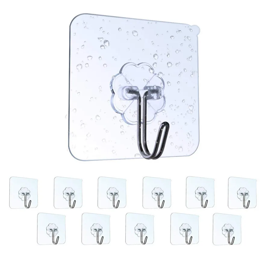 New Wall Hooks 12pcs Strong Transparent Suction Cup Sucker Wall Hooks Multi-function Hanger For Kitchen Bathroom 30
New Wall Hooks 12pcs Strong Transparent Suction Cup Sucker Wall Hooks Multi-function Hanger For Kitchen Bathroom 30