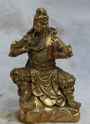 JP S0524 18" Chinese Brass famous Seat Dragon General Guan Gong Warrior Look Book Statue Discount 35%
JP S0524 18" Chinese Brass famous Seat Dragon General Guan Gong Warrior Look Book Statue Discount 35%