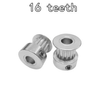 10pcs/Lot GT2 Timing Pulley 16teeth ( 16 teeth ) Alumium Bore 5mm fit for GT2 belt Width 6mm
10pcs/Lot GT2 Timing Pulley 16teeth ( 16 teeth ) Alumium Bore 5mm fit for GT2 belt Width 6mm