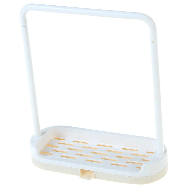 2019 Newest Cloth Hanger Drainer Sink Scourer Rack Holder Soap Dish Cutlery Bathroom Kitchen 2 Colors