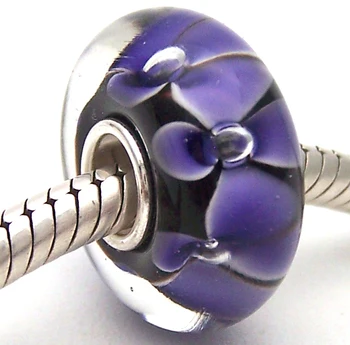 PJG855 100% S925 Sterling Silver Beads Murano Glass beads Fit European Charms Bracelet charms diy jewelry Lampwork GlassBeads
PJG855 100% S925 Sterling Silver Beads Murano Glass beads Fit European Charms Bracelet charms diy jewelry Lampwork GlassBeads
